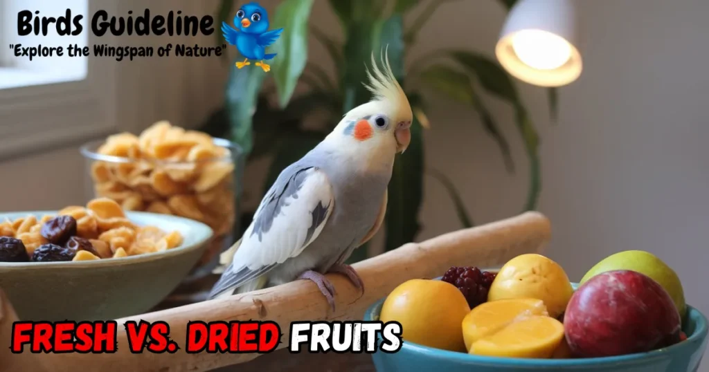 Fresh Vs. Dried fruits for cockatiels