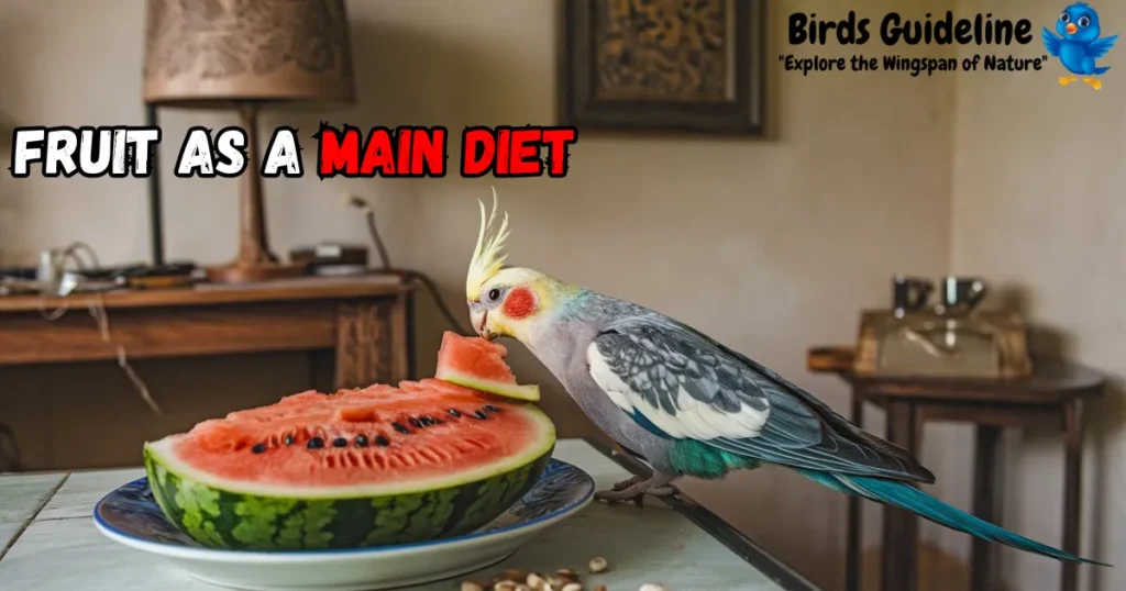 Fruit As A Main Diet for cockatiel 