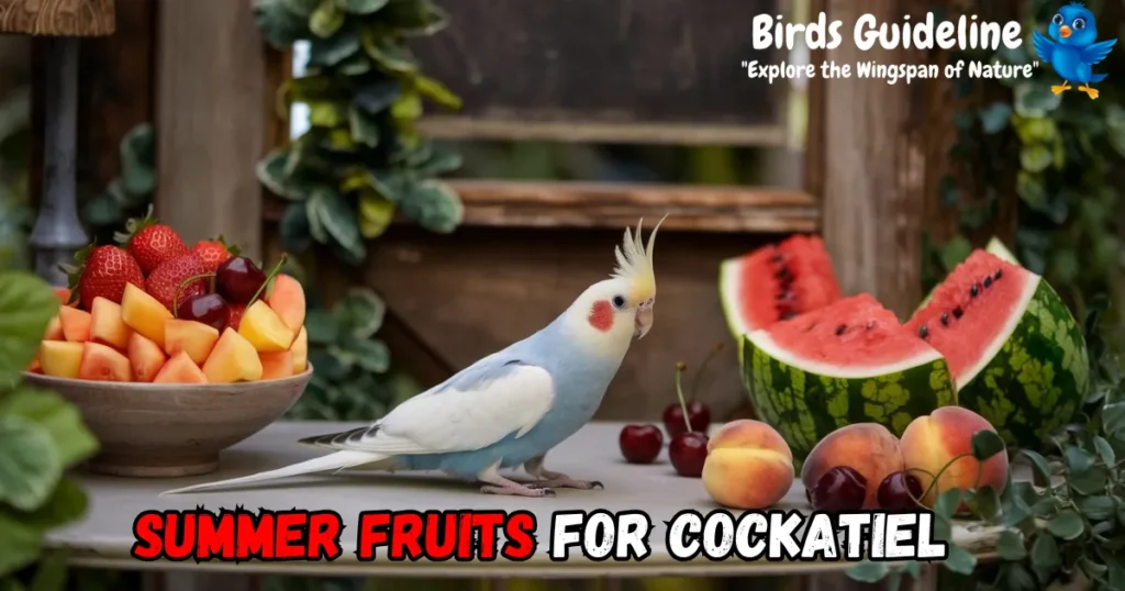 Summer Fruits for cockatiel